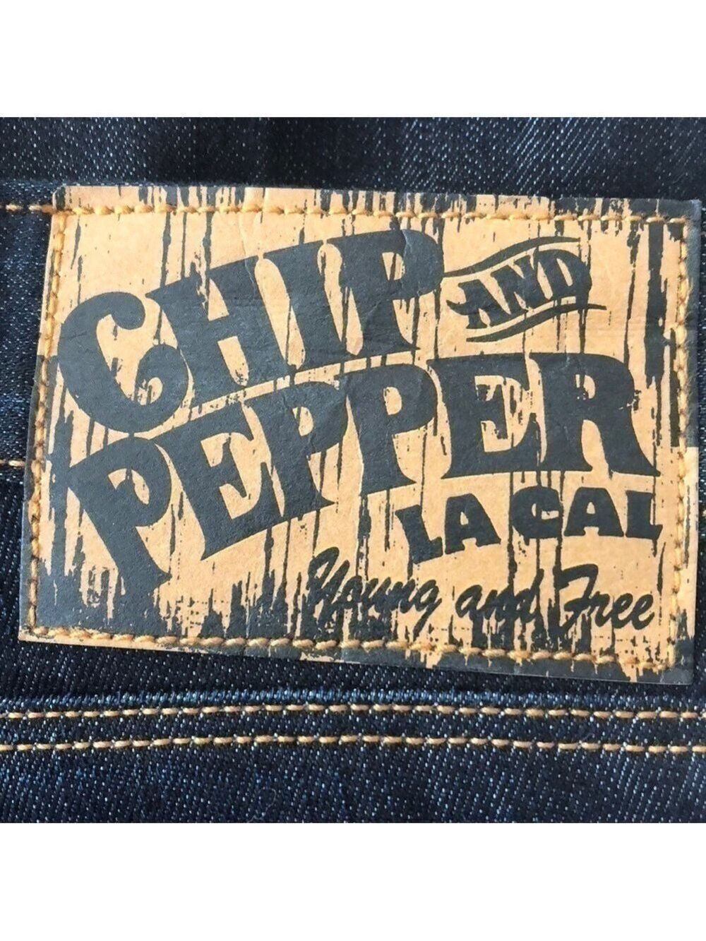 NEW - Vintage 80's Chip & Pepper Stella St.Leg Pants Vanhorn Dark Wash Jeans 31 - Picture 7 of 8